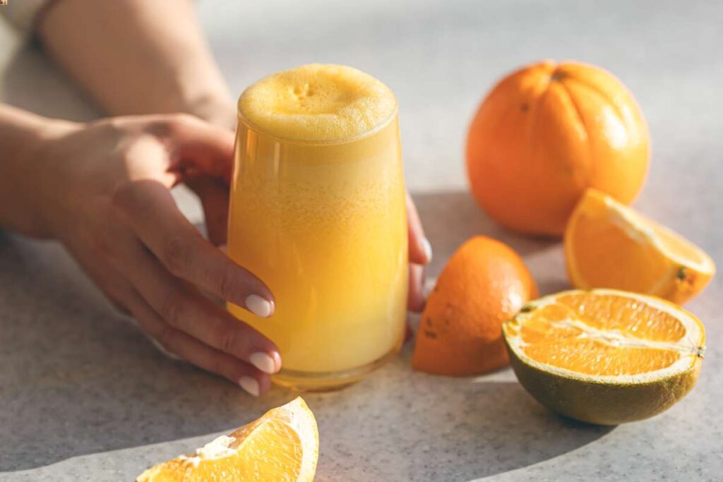 Pomarańczowe smoothie